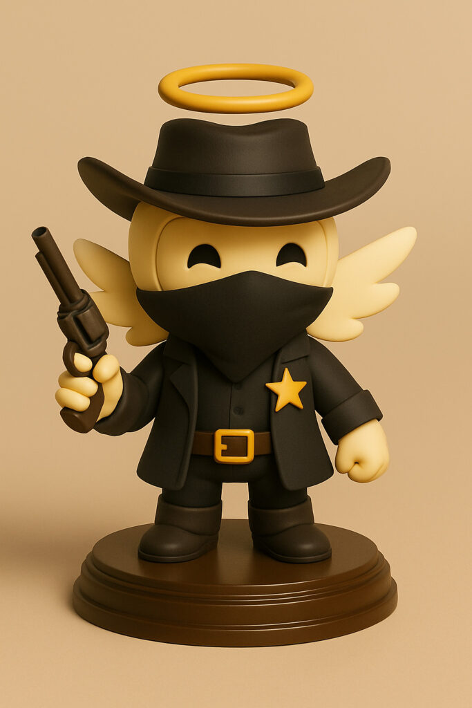 Photographie de la figurine de Cowboy.